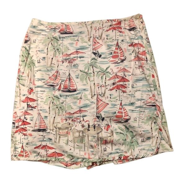 Charter Club Golf Sail boat coastal them skort size 10 - Picture 1 of 9